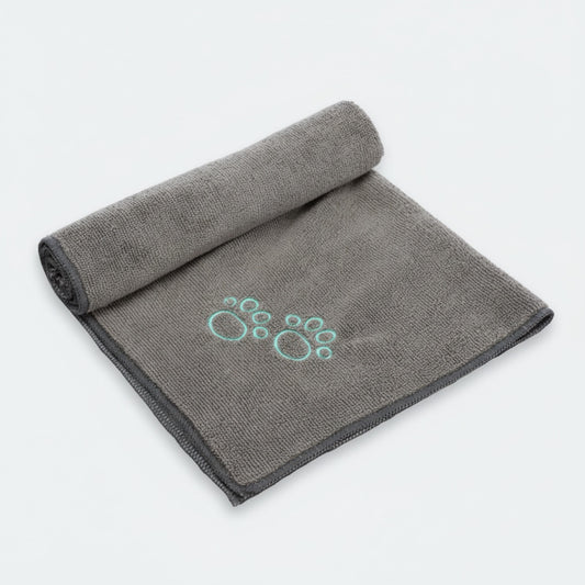 Mikrofaser-Hundehandtuch – Grau